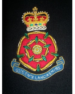 Medium Embroidered Badge - The Queens Lancashire Regiment